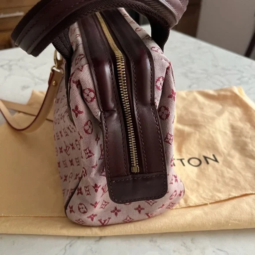 Authentic Louis Vuitton Josephine PM Monogram Mini Lin handbag - Picture 5 of 11